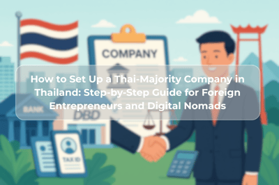 How to Set Up a Thai-Majority Company in Thailand: Step-by-Step Guide for Foreign Entrepreneurs and Digital Nomads